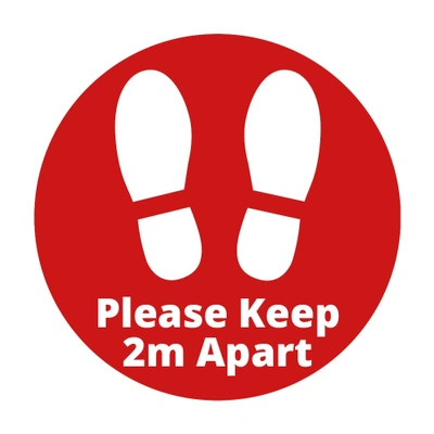 Floor Vinyl - 2m Alert